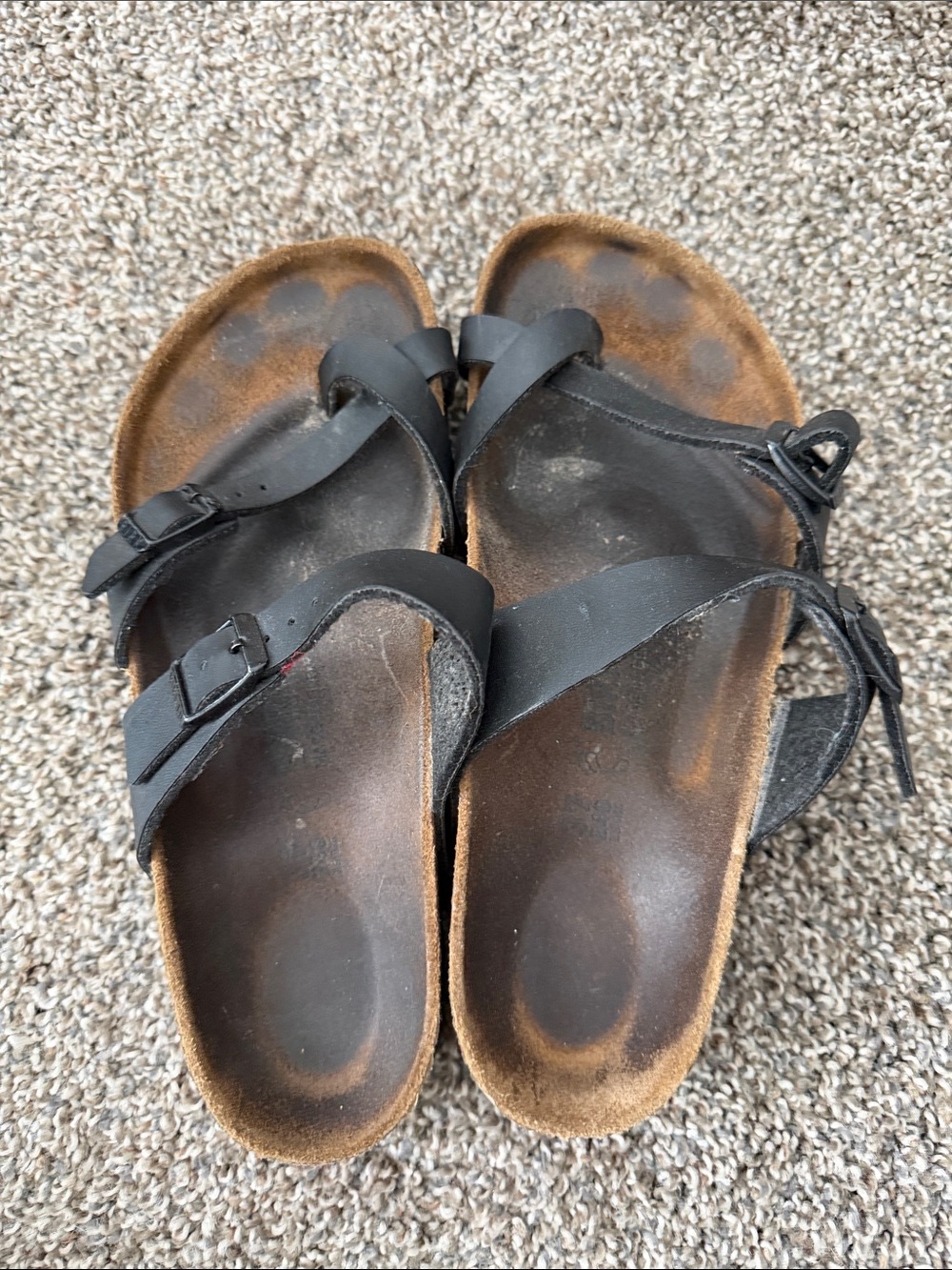 Birkenstock Black Milano Buckle Slide Sandals